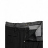 Pantaloni jeans denim di cotone slim grigio nero - IT52 - L