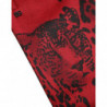 Pantaloni jogger elasticizzati leopardati rossi neri - IT50 - L