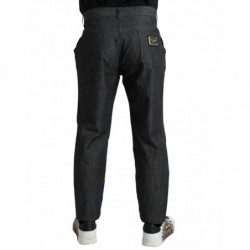 Jeans in denim sciolto in cotone tigre multicolor - IT50 - L