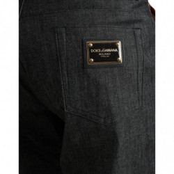 Jeans in denim sciolto in cotone tigre multicolor - IT50 - L