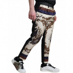 Pantaloni skinny araldici da uomo multicolor - IT50 - L