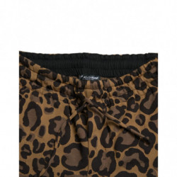 Pantaloni jogger jacquard leopardati marroni - IT50 - L