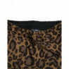 Pantaloni jogger jacquard leopardati marroni - IT50 - L