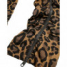Pantaloni jogger jacquard leopardati marroni - IT54 - XL