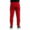 Pantaloni jogger skinny in misto cotone rosso - IT52 - L
