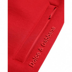Pantaloni jogger skinny in misto cotone rosso - IT52 - L