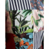 Mini abito a trapezio patchwork floreale multicolor - IT46-XL