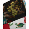 Mini abito a trapezio patchwork floreale multicolor - IT46-XL