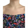 Abito a tubino floreale multicolor con spalle scoperte - IT40-S