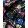 Abito a tubino floreale multicolor con spalle scoperte - IT40-S