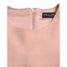 Miniabito a trapezio in viscosa rosa chiaro - IT40-S