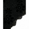 Abito aderente in cotone pizzo floreale nero - IT40-S