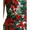 Abito Midi Tubino in Viscosa Geranio Multicolor - IT40-S