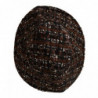 Cappello secchiello tesa larga intrecciata tessuto multicolore - 57