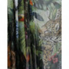 Abito maxi a trapezio con stampa giungla multicolore - IT36-XXS