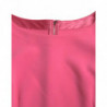Abito midi aderente a maniche lunghe rosa rosa - IT40-S