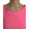 Abito midi aderente a maniche lunghe rosa rosa - IT44 - L