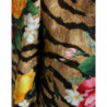 Mini abito a trapezio con stampa floreale tigre multicolor - IT40-S