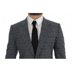 Giacca blazer slim fit a quadri blu - IT44 - XS