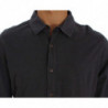 Camicia casual abbottonata in cotone grigio - IT58 - XXL