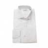 Camicia elegante in cotone bianco con colletto francese - XS