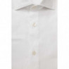 Camicia bianca elegante con colletto francese, vestibilità media - L