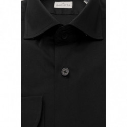 Elegante camicia slim fit in misto cotone con colletto francese - 4XL
