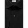 Elegante camicia slim fit in misto cotone con colletto francese - 4XL