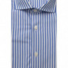 Camicia Elegante in Cotone Azzurro con Collo Francese - XXL