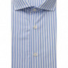 Camicia elegante azzurra con collo francese vestibilità media - 4XL