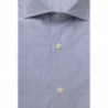 Camicia elegante azzurra con collo francese vestibilità media - 4XL
