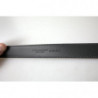 Cintura fibbia metallo logo argento pelle nera - 75 CM / 30 INCHES