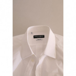 Camicia elegante slimfit in cotone bianco ORO - IT40 - M