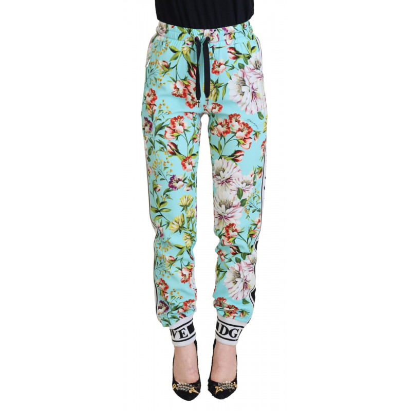 Pantaloni della tuta floreali multicolori - IT36-XXS