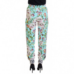 Pantaloni della tuta floreali multicolori - IT36-XXS