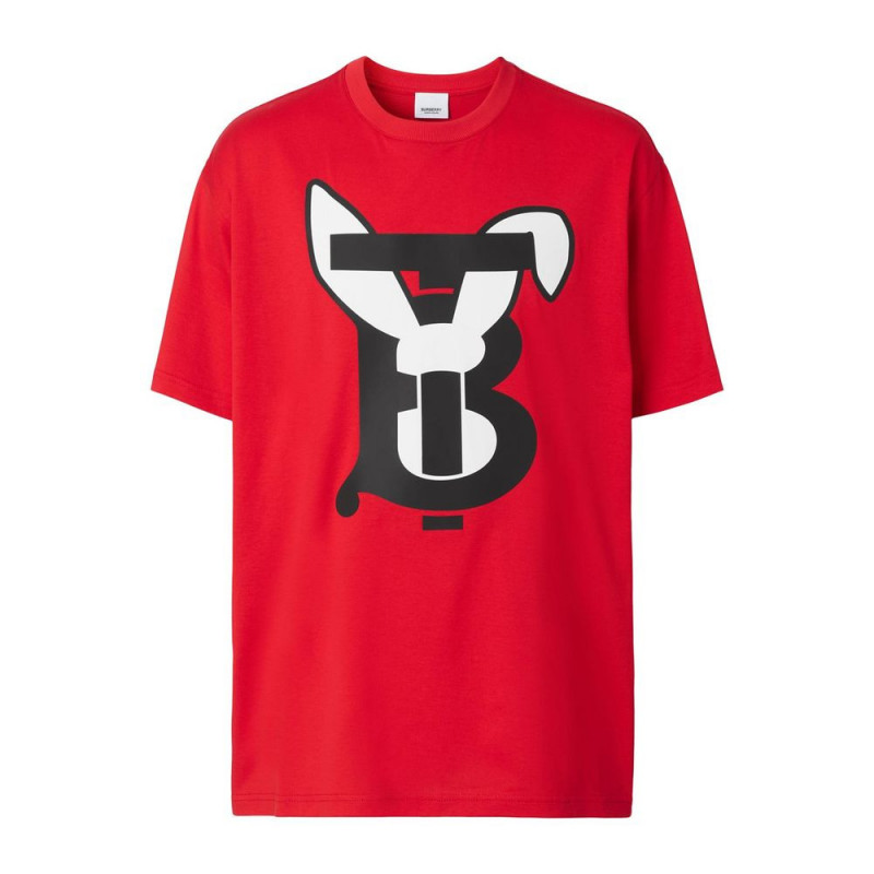 Maglietta in cotone rosso - L