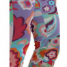 Pantaloni leggings a vita alta floreale multicolor - IT40-S