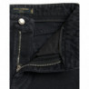 Jeans in denim strappato a vita alta in cotone nero - IT40-S