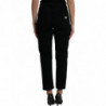 Jeans in denim strappato a vita alta in cotone nero - IT40-S