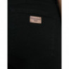 Jeans skinny in denim a vita media in cotone nero - IT42-M