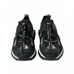 Scarpe da ginnastica basse da uomo con lacci nere Sorrento - EU41/US8
