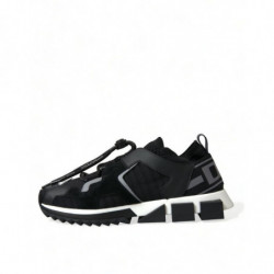 Scarpe da ginnastica basse da uomo con lacci nere Sorrento - EU41/US8