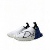 Scarpe da ginnastica casual da uomo basse bianche blu Sorrento - EU