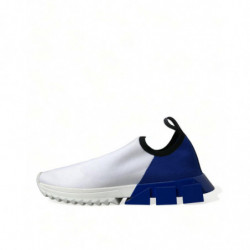 Scarpe da ginnastica casual da uomo basse bianche blu Sorrento - EU