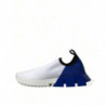 Scarpe da ginnastica casual da uomo basse bianche blu Sorrento - EU