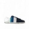 Scarpe da ginnastica basse in pelle bianca blu - EU42.5/US9.5