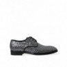 Scarpe eleganti derby da uomo stringate paillettes argento - EU39/US6