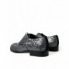 Scarpe eleganti derby da uomo stringate paillettes argento - EU39/US6