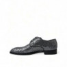 Scarpe eleganti derby da uomo stringate paillettes argento - EU39/US6