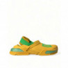 Zoccoli gomma giallo verde Pantofole da uomo Scarpe da uomo - EU44/